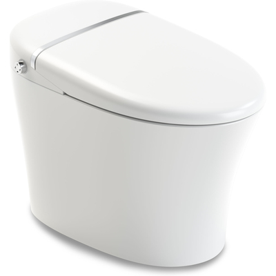 Anzzi ENVO Aura Elongated 1.28 GPF Smart Bidet Toilet in White with Remote Control, Auto Flush, Heated Seat, and Deodorizer, 191042056008, TL-STSF851WH