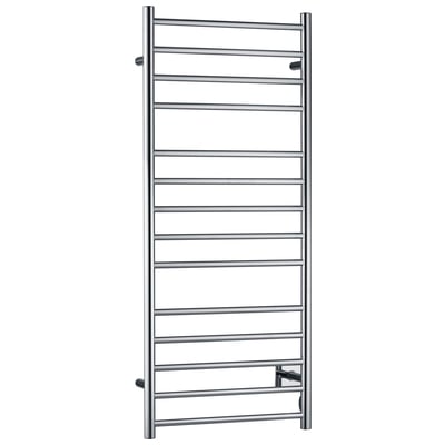 Anzzi ANZZI Elgon 14-Bar Stainless Steel Wall Mounted Towel Warmer Rack with Polished Chrome Finish TW-WM105CH