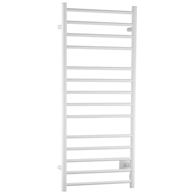 Anzzi ANZZI Elgon 14-Bar Carbon Steel Wall Mounted Electric Towel Warmer Rack in White TW-WM105WH