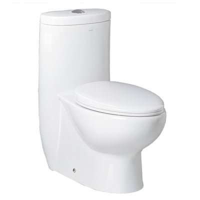 Ariel Platinum TB309-1M Contemporary European Toilet With Dual-flush