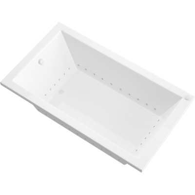 Meditub Atlantis Whirlpools Venetian 32 x 66 Rectangular Air Jetted Bathtub, 848308007846, 3266VNAL