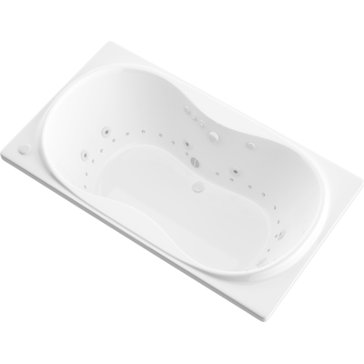 Atlantis Whirlpools Whisper 42 x 72 Rectangular Air & Whirlpool Jetted Bathtub, 191042064812, 4272WDL