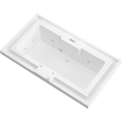 Atlantis Whirlpools Infinity  Deluxe Series 45.75 x 78.312in. Air and Whirlpool Jetted Bathtub in White, 191042064447, 4678IDLX