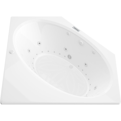 Atlantis Whirlpools Venus  Deluxe Series 62.125 x 82.5in. Air and Whirlpool Jetted Bathtub in White, 191042064621, 6060VDLX