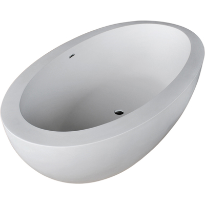 Atlantis Whirlpools Cabarita 42 x 75 Artificial Stone Freestanding Bathtub, 848308041130, 7541CBSXCWXX