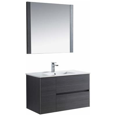 Blossom Bathroom Vanities, 30-40, Modern, Gray, Modern, 842708123748, 016 36 16 C M