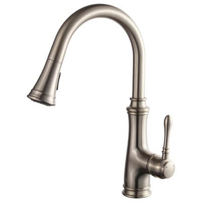 Blossom Single Handle Pull Down Kitchen Faucet - Brush Nickel F0120402