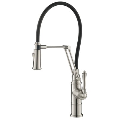 Blossom Single Handle Pull Down Kitchen Faucet - Brush Nickel F0120902