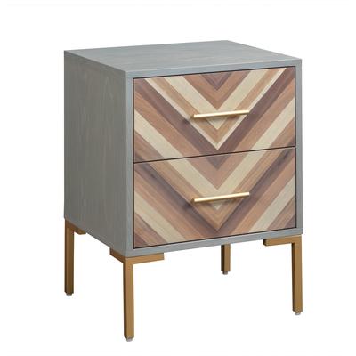 Contemporary Design Furniture Quinn Grey Side Table  CDF-G5499