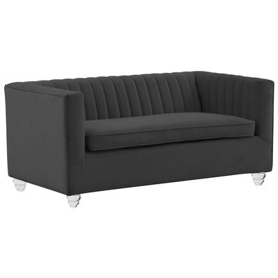 Contemporary Design Furniture Aviator Black Velvet Pet Bed  CDF-P68367