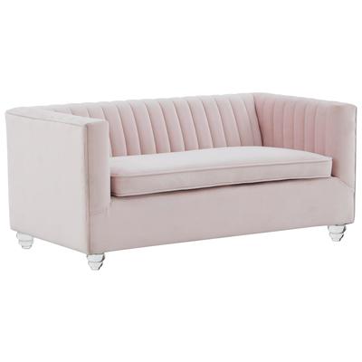 Contemporary Design Furniture Aviator Blush Velvet Pet Bed  CDF-P68368