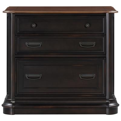 Contemporary Design Furniture Roanoke Black File Cabinet  CDF-REN-H360-60