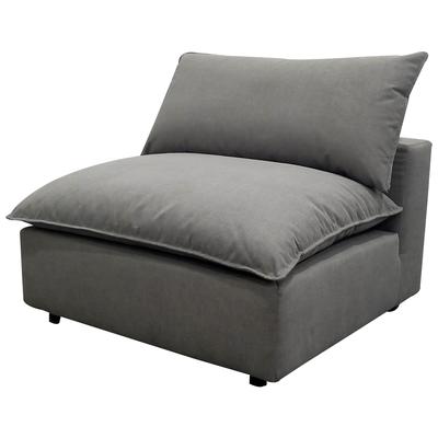 Contemporary Design Furniture Cali Slate Armless Chair  CDF-REN-L0090-AC