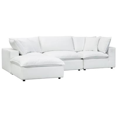 Contemporary Design Furniture Cali Pearl Modular 4 Piece Sectional  CDF-REN-L0092-SEC