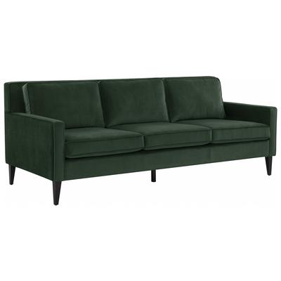 Contemporary Design Furniture Luna Emerald Green Sofa  CDF-REN-L02113
