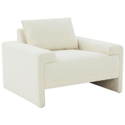 Contemporary Design Furniture Maeve Cream Boucle Accent Chair  CDF-REN-L04531