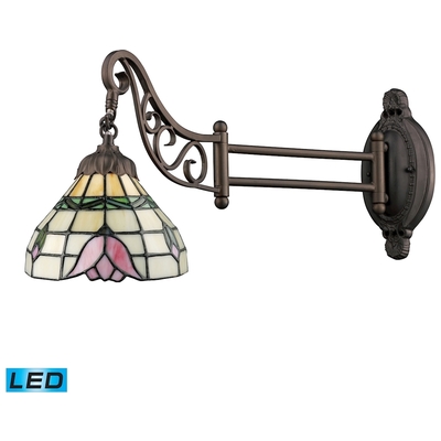 Elk Lighting Mix-n-match Swingarm In Tiffany Bronze 079-TB-09-LED