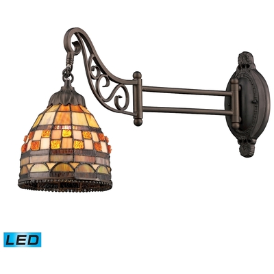 Elk Lighting Mix-n-match Swingarm In Tiffany Bronze 079-TB-10-LED
