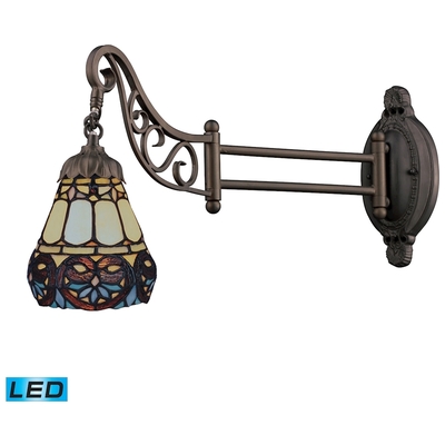 Elk Lighting Mix-n-match Swingarm In Tiffany Bronze 079-TB-21-LED