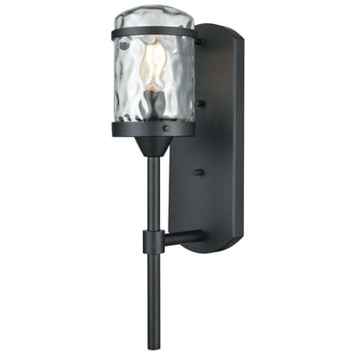 Elk Lighting Torch 1-light Outdoor Wall Lamp In Charcoal Black 45400/1