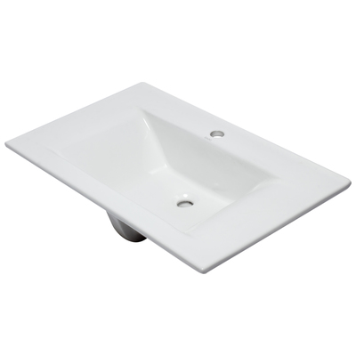 Eago Bathroom Vanity Sinks, Whitesnow, Ceramic Sinks,CeramicPorcelain, Sinks with Faucets,with Faucet,faucet included,set, 3 Hole,3-holeSingle Hole,1 Hole,Single Hole, Self Rimming Sinks,Self-Rimming,Drop-In,Drop In,above counterUndermount Sink,Under