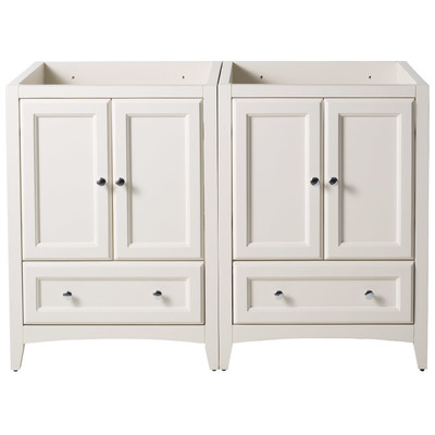 Fresca Bathroom Vanities, Double Sink Vanities, 40-50, Traditional, White, Cabinets Only, Traditional, 817386021730, FCB20-2424AW