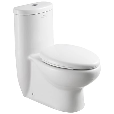 Fresca Delphinus One-piece Dual Flush Toilet W/ Soft Close Seat FTL2309