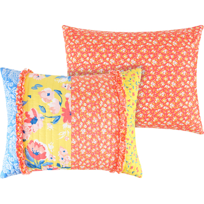 Greenland Home Fashions Skylar Calico Sham Standard 20x26, 636047431134, GL-2202AS