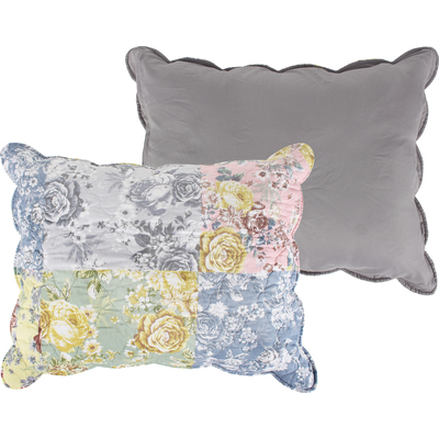 Greenland Home Fashions Emma Gray Sham Standard 20x26, 636047434135, GL-2205AS