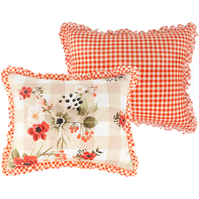 Greenland Home Fashions Wheatly Truffle Sham Standard 20x26, 636047434036, GL-2205FS