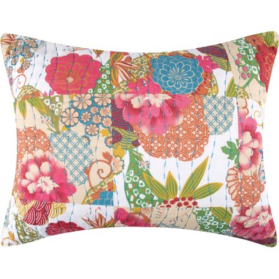 Greenland Home Fashions Jewel White Sham King 20x36, 636047449542, GL-2407AKS