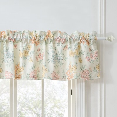 Greenland Home Fashions Chloe Pastel Window Valance 84x16+2, 636047449870, GL-2408CWV