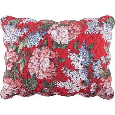 Greenland Home Fashions Millie Garnet Sham Standard 20x26, 636047450739, GL-2411CS