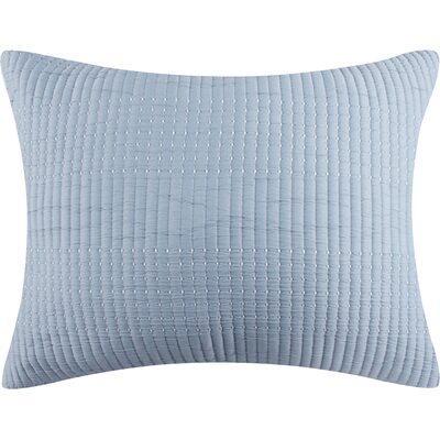 Greenland Home Fashions Cosmo Chambray Sham King 20x36, 636047451149, GL-2411HKS