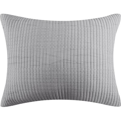 Greenland Home Fashions Cosmo Gray Sham Standard 20x26, 636047451231, GL-2411JS