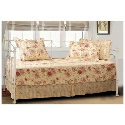 Greenland Home Fashions Antique Rose Daybed Daybed Set, 5-piece In Multi GL-WB0429DB