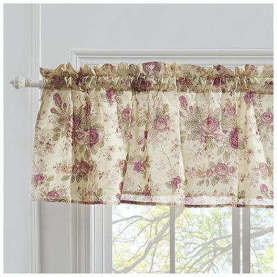 Greenland Home Fashions Antique Rose Valance  Window In Multi GL-WB0429V