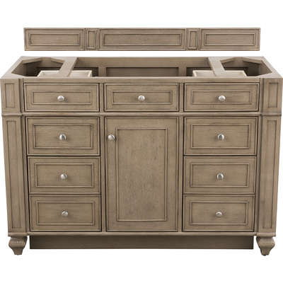 James Martin Bristol 48 inch Single Vanity Cabinet, Whitewashed Walnut, 840108999932, 157-V48-M-WW
