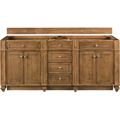 James Martin Bristol 72 inch Double Vanity Cabinet, Saddle Brown, 840467806728, 157-V72-M-SBR