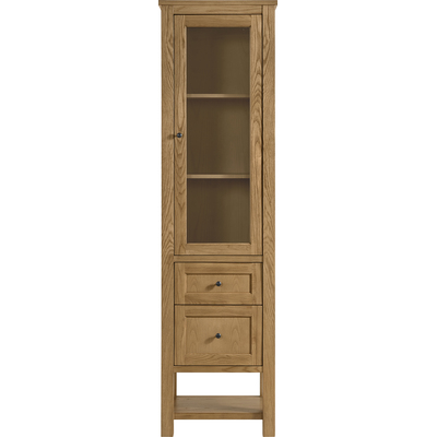 James Martin Breckenridge Linen Cabinet, Light Natural Oak, 840108983085, 330-LC-LNO