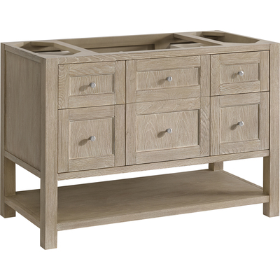 James Martin Breckenridge 48 inch Single Vanity, Whitewashed Oak, 840467806087, 330-V48-M-WWO