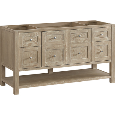 James Martin Breckenridge 60 inch Single Vanity, Whitewashed Oak, 840108983665, 330-V60S-WWO