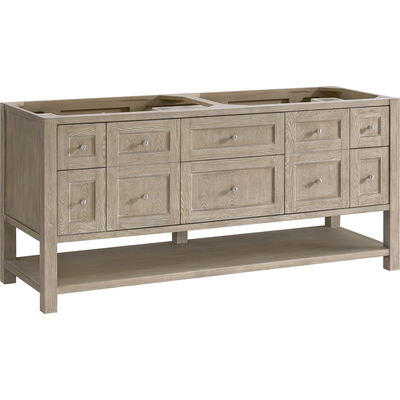 James Martin Breckenridge 72 inch Double Vanity, Whitewashed Oak, 840108956904, 330-V72-WWO