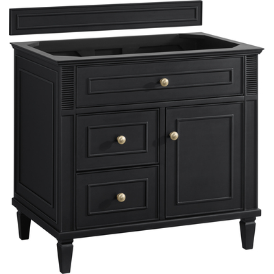 James Martin Lorelai 36 inch Single Vanity, Black Onyx, 840108956713, 424-V36-BKO
