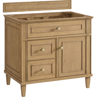 James Martin Lorelai 36 inch Single Vanity, Light Natural Oak, 840108956553, 424-V36-LNO