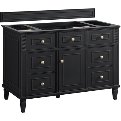 James Martin Lorelai 48 inch Single Vanity, Black Onyx, 840467806506, 424-V48-M-BKO