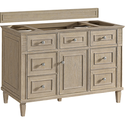 James Martin Lorelai 48 inch Single Vanity, Whitewashed Oak, 840467806490, 424-V48-M-WWO