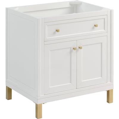 James Martin Chicago 30 inch Single Vanity, Glossy White, 840108982354, 503-V30-GW