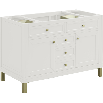 James Martin Chicago 48 inch Single Vanity, Glossy White, 840108982378, 503-V48-GW