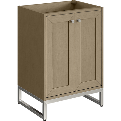 James Martin Chianti 24 inch Single Cabinet, Walnut Whisper, Brushed Nickel, 840467805738, 533-V24-WLW-BNK